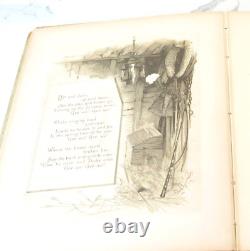 Antique Children's Book Daisy Days by Agnes M Clausen 1887 Illustrated Rare