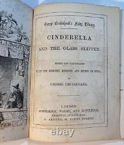 Antique Cinderella and The Little Glass Slipper George Cruikshank 1868 Softcover