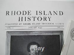 Antique Collections RHODE ISLAND Historical Society RARE! THE WHOLE LOT