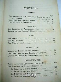 Antique Collin De Plancy Legends Of The Seven Capital Sins Occult HB Book Rare