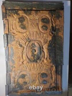 Antique Cover Book Angels Christian Alloy Decor Big Art Christian Rare Old 19th