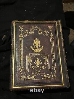 Antique Early 1800's Leather Book PARADISE LOST by John Milton RARE
