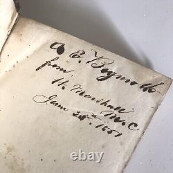 Antique Farming Agriculture Book PATENTS 1800s 1849 Rare American History Patent