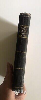 Antique Farming Agriculture Book PATENTS 1800s 1849 Rare American History Patent