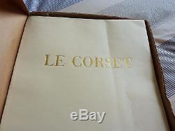 Antique French Book on Corsets, Very Rare Le Corset Limited Edition 1933