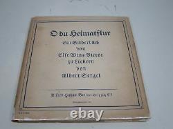 Antique GERMAN Kid's FAIRY BOOK O Du Heimatflur! Leipzig 1st Hahn Dietrich Sell