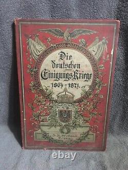 Antique German book. Deutlchen Einigungskriege. Rare edition