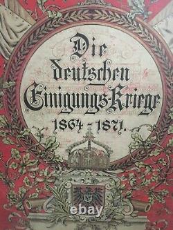 Antique German book. Deutlchen Einigungskriege. Rare edition