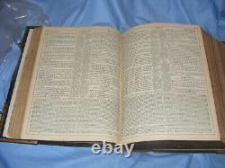 Antique Holy Bible Rev John Eadie Very Heavy With Clasps Maps Illustrations RARE