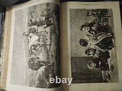 Antique Illustrated London News Book July to December 1875 Rare See Description
