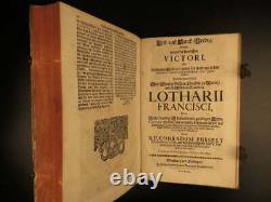 Antique Jesuit Bible Sermons of German Konrad Purselt 1699 Rare Huge Folio