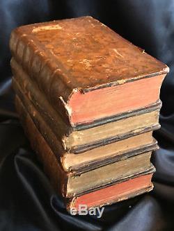 Antique Leather Book Tantalus. Secret Decanter Safe. Original And Rare. Must See