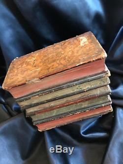 Antique Leather Book Tantalus. Secret Decanter Safe. Original And Rare. Must See