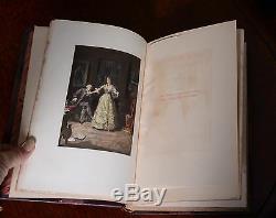 Antique Leather Bound Rare Books Beaux and Belles of England Limited Edition