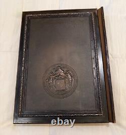 Antique-Look St. Petersburg History Book With Embossed Metal Cover