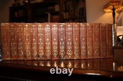 Antique Maupassant Salon Edition Rare 17-Volume Leather Bound Set- Ltd Edition