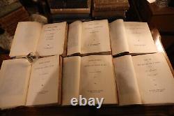 Antique Maupassant Salon Edition Rare 17-Volume Leather Bound Set- Ltd Edition