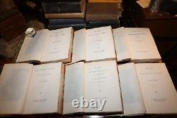 Antique Maupassant Salon Edition Rare 17-Volume Leather Bound Set- Ltd Edition