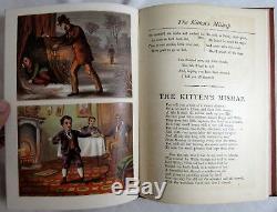 Antique McLOUGHLIN BROS Victorian Children's FAVORITE COLORED PICTURE BOOK Rare