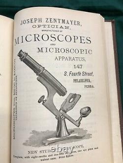 Antique Medical Book- Rare 1881 Microscopical Technology by Carl Seiler M. D