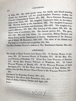 Antique, Memoir Of Mrs. Mary Anna Boardman, 1849, Early American Genealogy, Rare