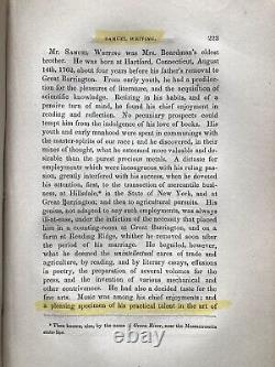 Antique, Memoir Of Mrs. Mary Anna Boardman, 1849, Early American Genealogy, Rare