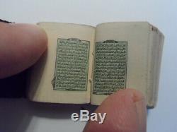Antique Ottoman Very Rare Old Lithography Miniature Koran Quran Islamic Bb