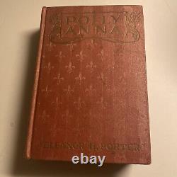 Antique POLLYANNA Book 1st Edition by Elanor H. Porter 1913 Rare Pink Edition