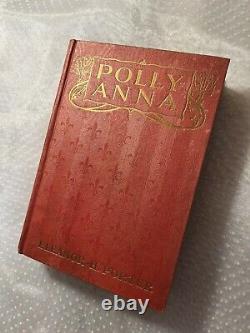 Antique POLLYANNA Book 1st Edition by Eleanor H. Porter 1913 Rare Pink Edition