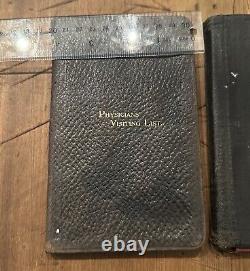 Antique Physician Ledger Record Bill Books Obstetrics Memoranda Rare 1900 & 1920