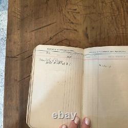 Antique Physician Ledger Record Bill Books Obstetrics Memoranda Rare 1900 & 1920