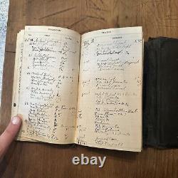 Antique Physician Ledger Record Bill Books Obstetrics Memoranda Rare 1900 & 1920