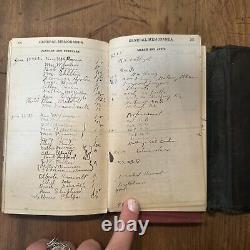 Antique Physician Ledger Record Bill Books Obstetrics Memoranda Rare 1900 & 1920