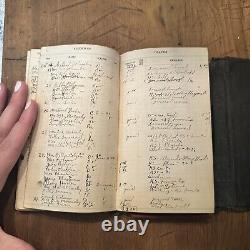 Antique Physician Ledger Record Bill Books Obstetrics Memoranda Rare 1900 & 1920