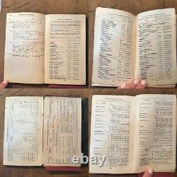 Antique Physician Ledger Record Bill Books Obstetrics Memoranda Rare 1900 & 1920