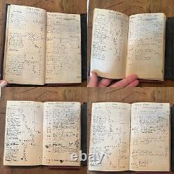 Antique Physician Ledger Record Bill Books Obstetrics Memoranda Rare 1900 & 1920