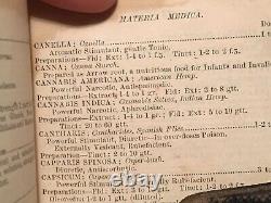 Antique Physicians Medical Compend And Pharmaceutical Formulae Cannabis Rare