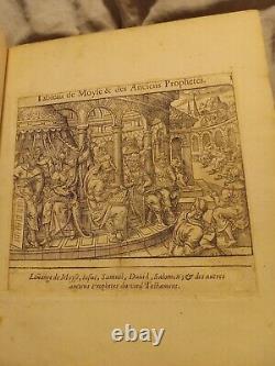 Antique Plates From The Bible c. 1596 over 200 fantastic illustrations rare