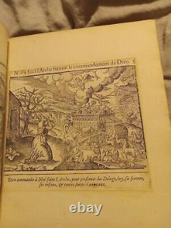 Antique Plates From The Bible c. 1596 over 200 fantastic illustrations rare