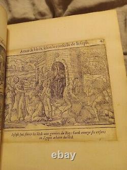 Antique Plates From The Bible c. 1596 over 200 fantastic illustrations rare