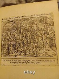 Antique Plates From The Bible c. 1596 over 200 fantastic illustrations rare