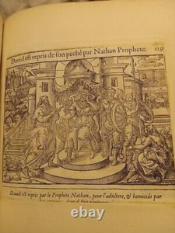 Antique Plates From The Bible c. 1596 over 200 fantastic illustrations rare