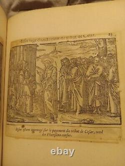 Antique Plates From The Bible c. 1596 over 200 fantastic illustrations rare