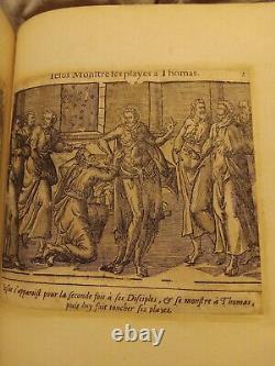 Antique Plates From The Bible c. 1596 over 200 fantastic illustrations rare