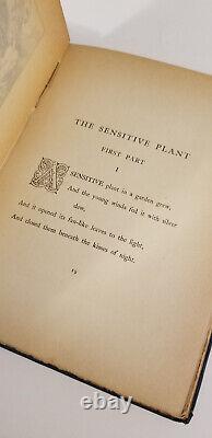 Antique Poetry Book- Percy Bysshe Shelley The Sensitive Plant by -1898 Rare