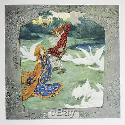 Antique RARE 1908 MACHEN KALENDAR German Fairy Tales Calendar Book Art Nouveau