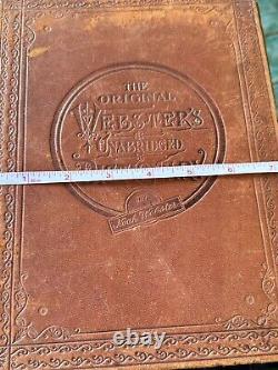 Antique RARE 1911 The Original Websters Unabridged Dictionary By Noah Webster