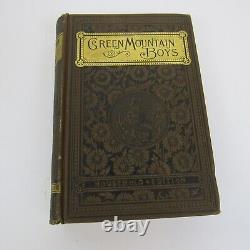 Antique RARE Book The Green Mountain Boys Judge D. P. Thompson 1839 Collectible