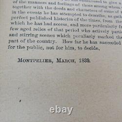 Antique RARE Book The Green Mountain Boys Judge D. P. Thompson 1839 Collectible