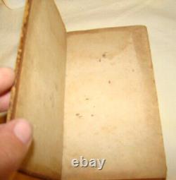 Antique Rare 1813 Practical Godliness Leather Christian Book Alexander Proudfit